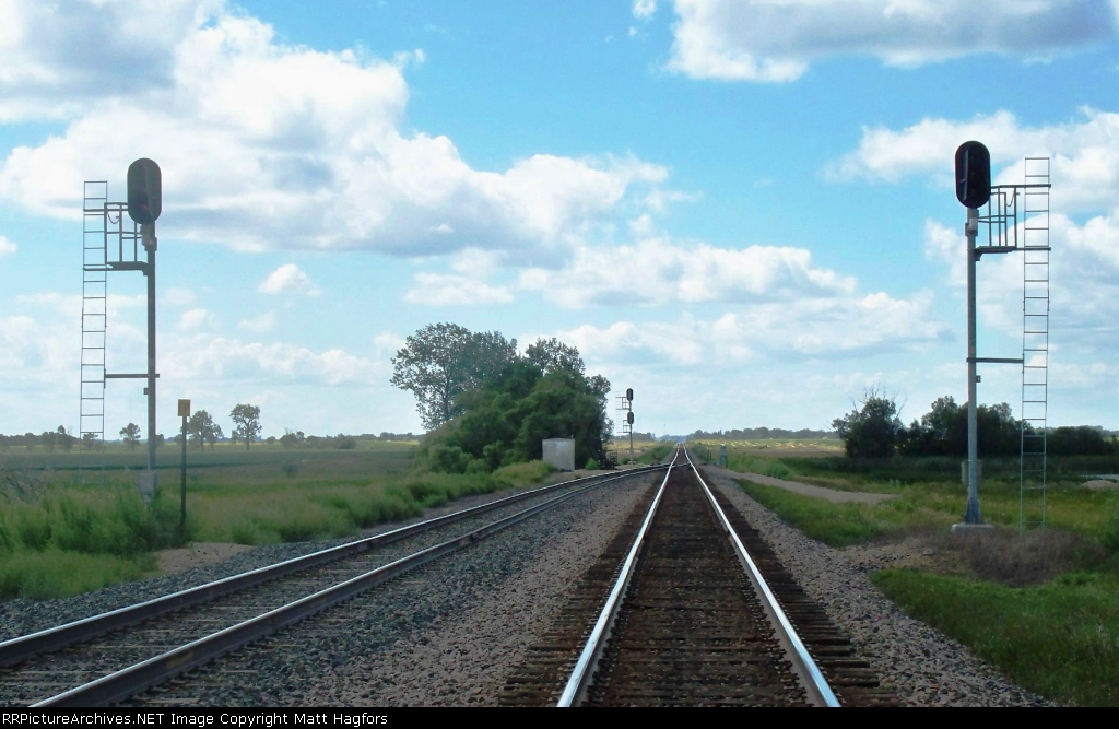 BNSF "West Koldok" BNSF Jamestown Sub. TWC/ABS.